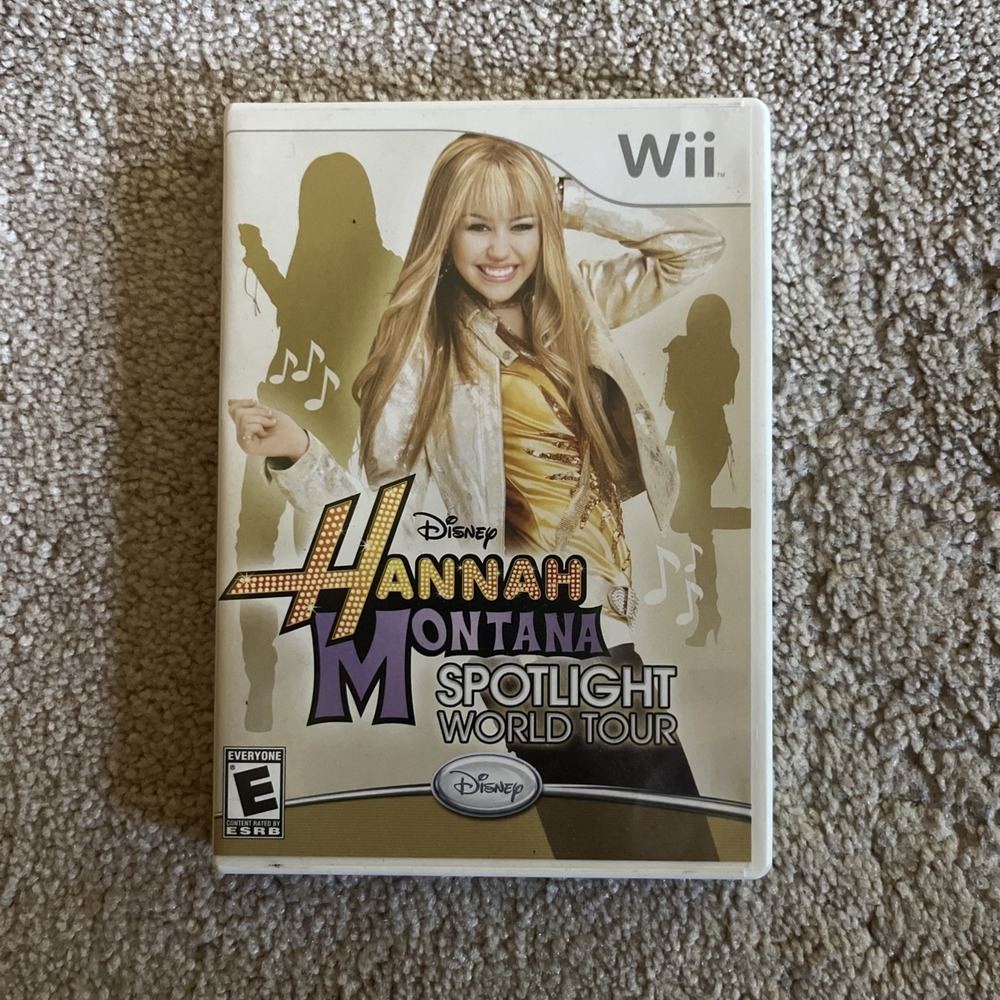 Hannah Montana Spotlight World Tour Nintendo Wii Disney Channel Avalanche